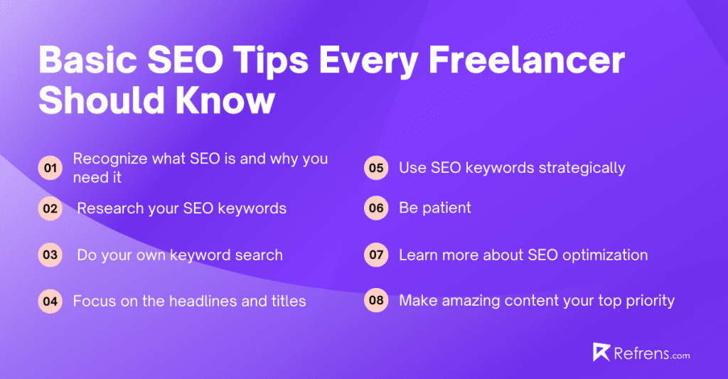  freelance SEO tips