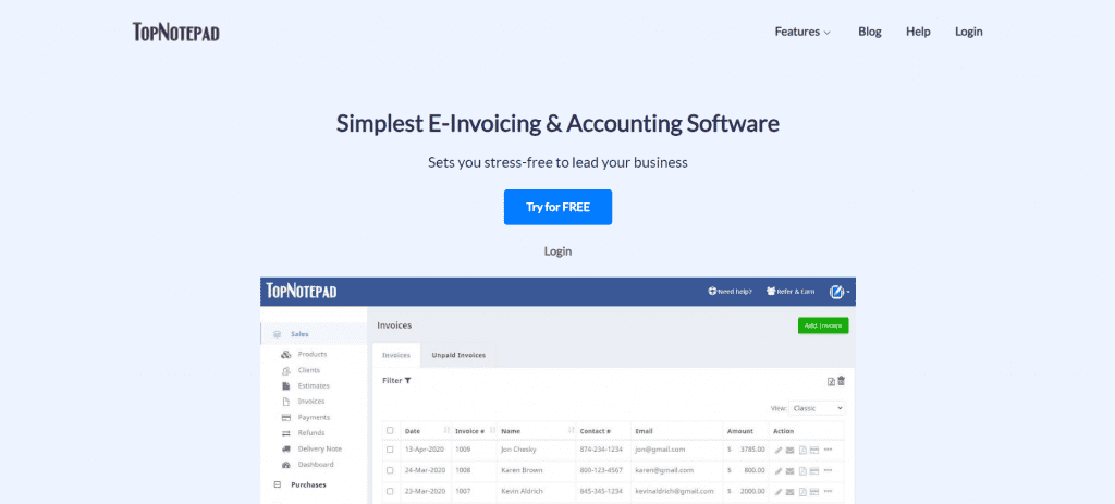 Top Notepad: 10 Best Invoicing Software For Architects