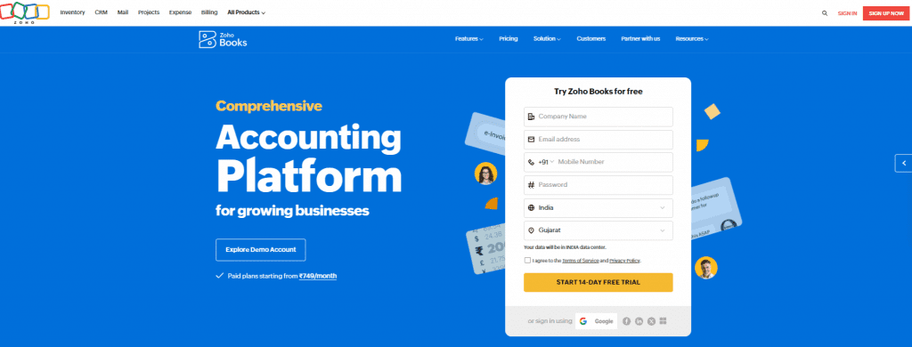 Zoho: Best Accounting Software In India 