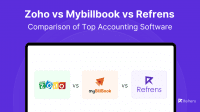 Zoho vs Mybillbook vs Refrens ,Comparison of Top Accounting Software