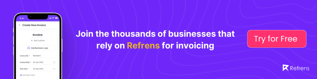 Refrens: Best Invoicing Software