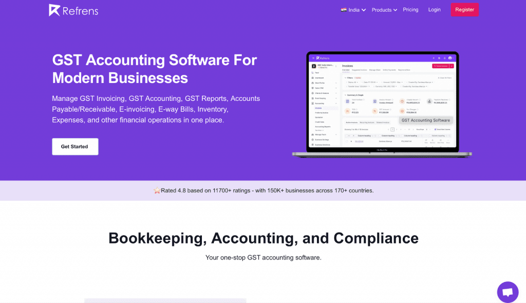 Refrens: Best Accounting and Inventory Management Software