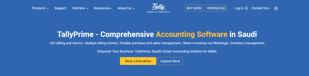 Tally Solution: Accounting Software for Saudi Arabia